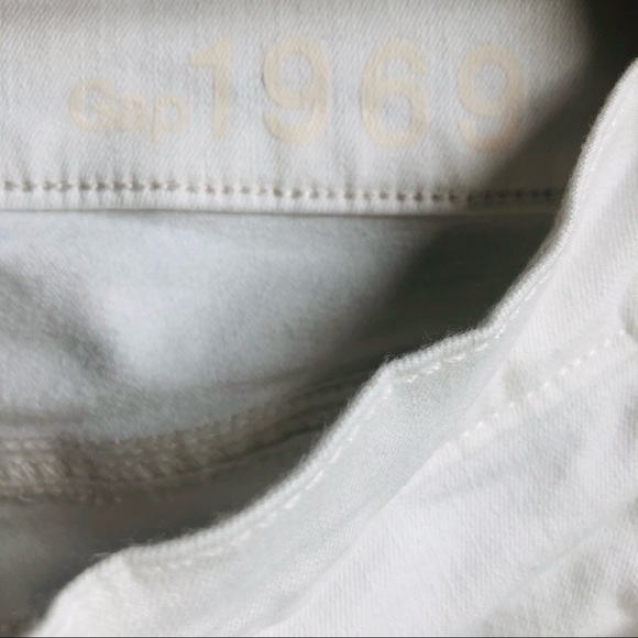 Gap White Cropped Ankle Skimmers - Picture 6 of 12